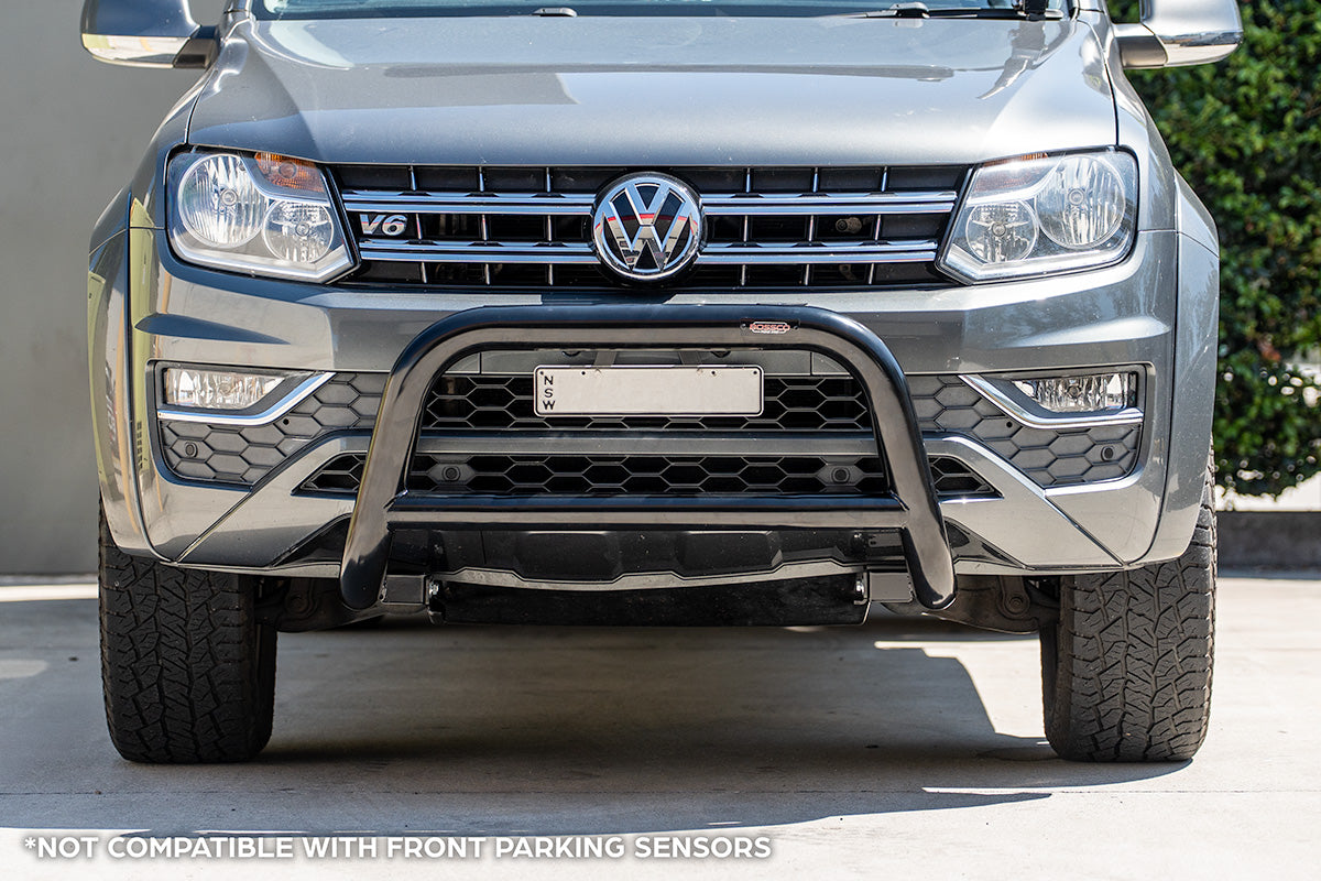 Black Low Nudge bar suitable for Volkswagen Amarok 2010-2022