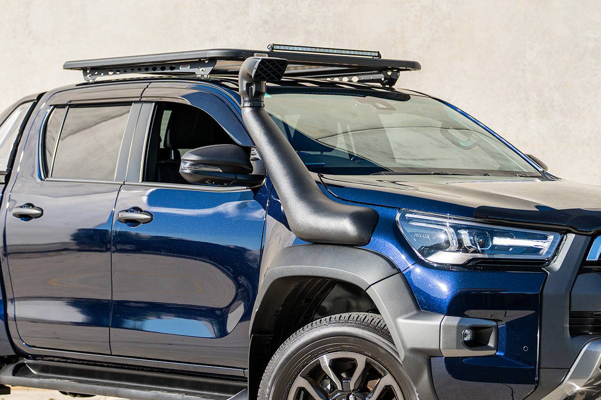 Black Snorkel Air Intake Kit suitable for Toyota Hilux 2.8L 2015+
