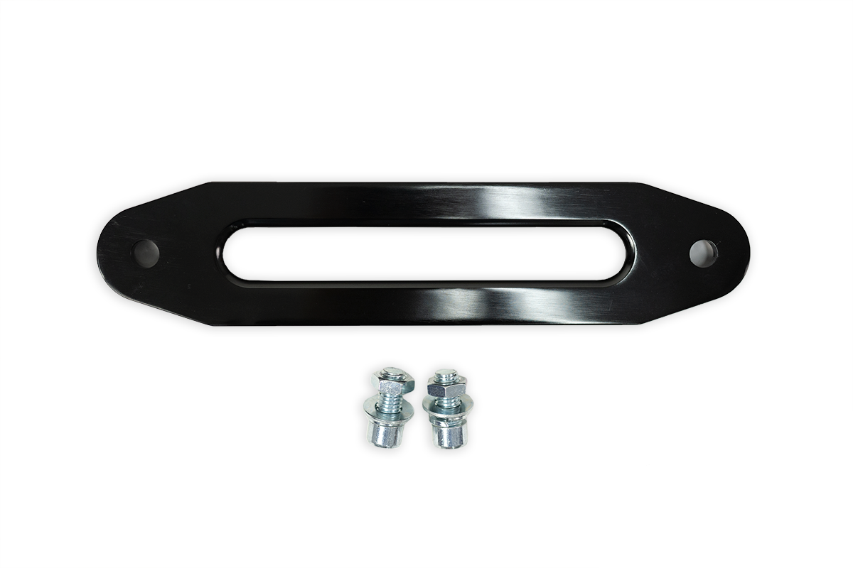 Bossco Black Hawse Fairlead | For Use With All Synthetic Winch Ropes | Std. 250mm Bolt Pattern