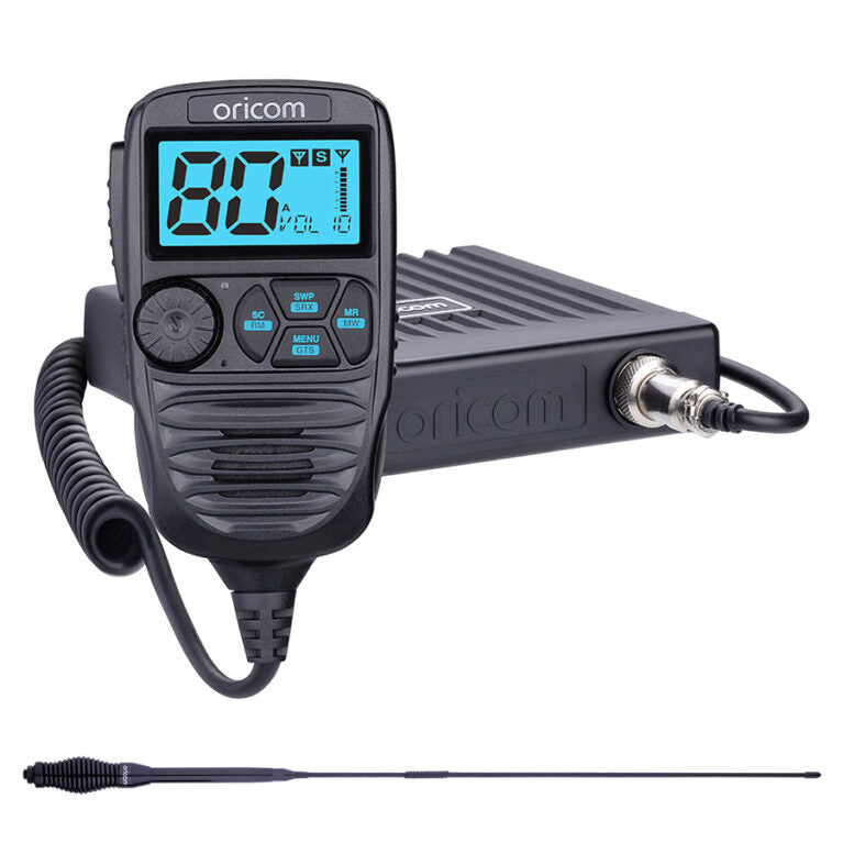 Oricom DTX4200X Dual RX Receive Controller Speaker Mic + ANU230 Antenna OFFROAD ADVENTURE PACK