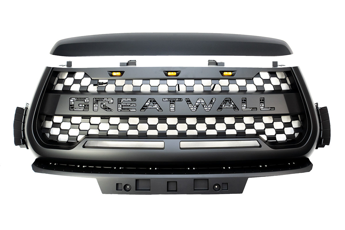 GREAT WALL Mesh Matte Front Grille Suitable For GWM Cannon 2020-2025