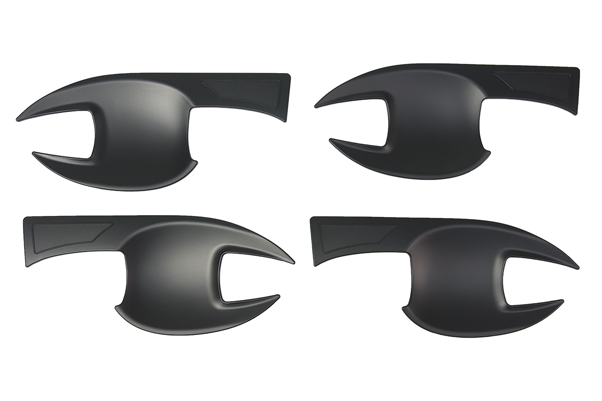 BLACKOUT Door Handle Bowl Covers Protectors Suitable For GWM Cannon 2020-2023