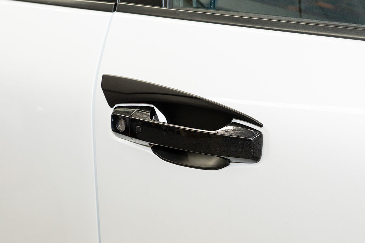 Black Door Handle Bowl Covers Protectors Suitable For Mitsubishi Triton MV 2024+