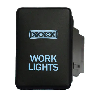 HULK 4X4 SWITCH PUSH BUTTON ON / OFF OE RPL 12V BLUE ILLUM