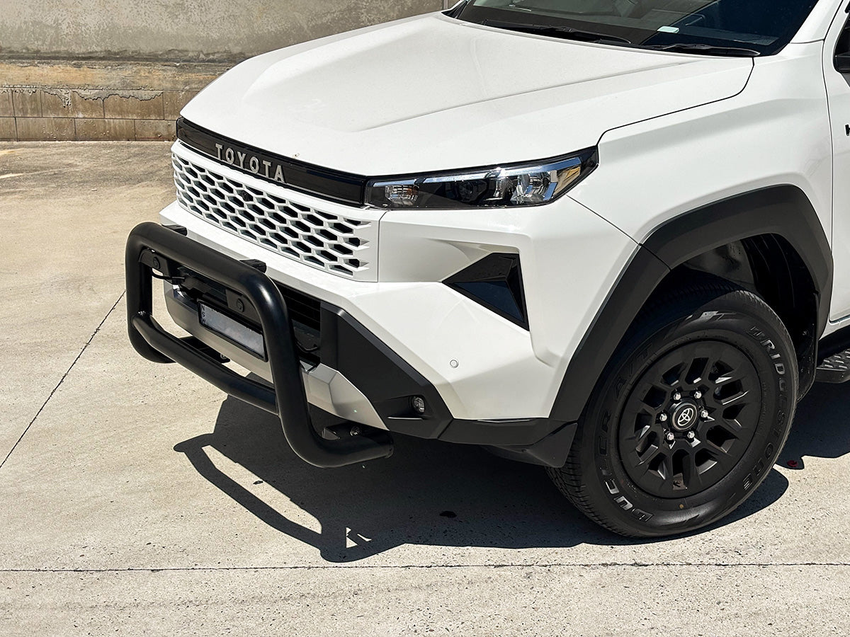 Black Alloy Nudge bar suitable for Toyota Hilux 2026 - ON