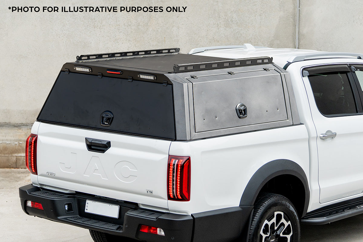 BCX-R Black Aluminium Tub Canopy for JAC T9 2023-2025 - TEST FIT REQUIRED