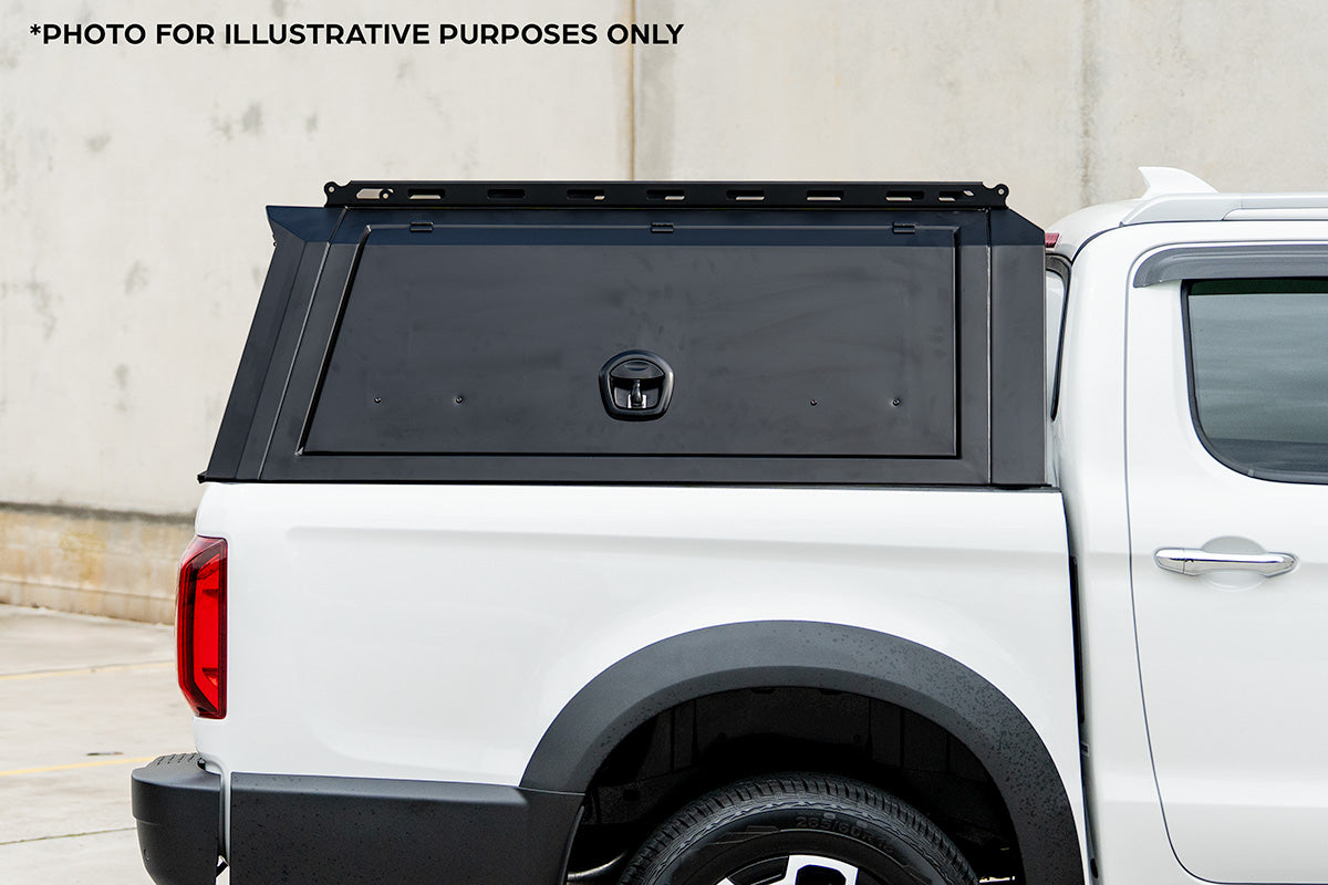 BCX-R Black Aluminium Tub Canopy for JAC T9 2023-2025 - TEST FIT REQUIRED