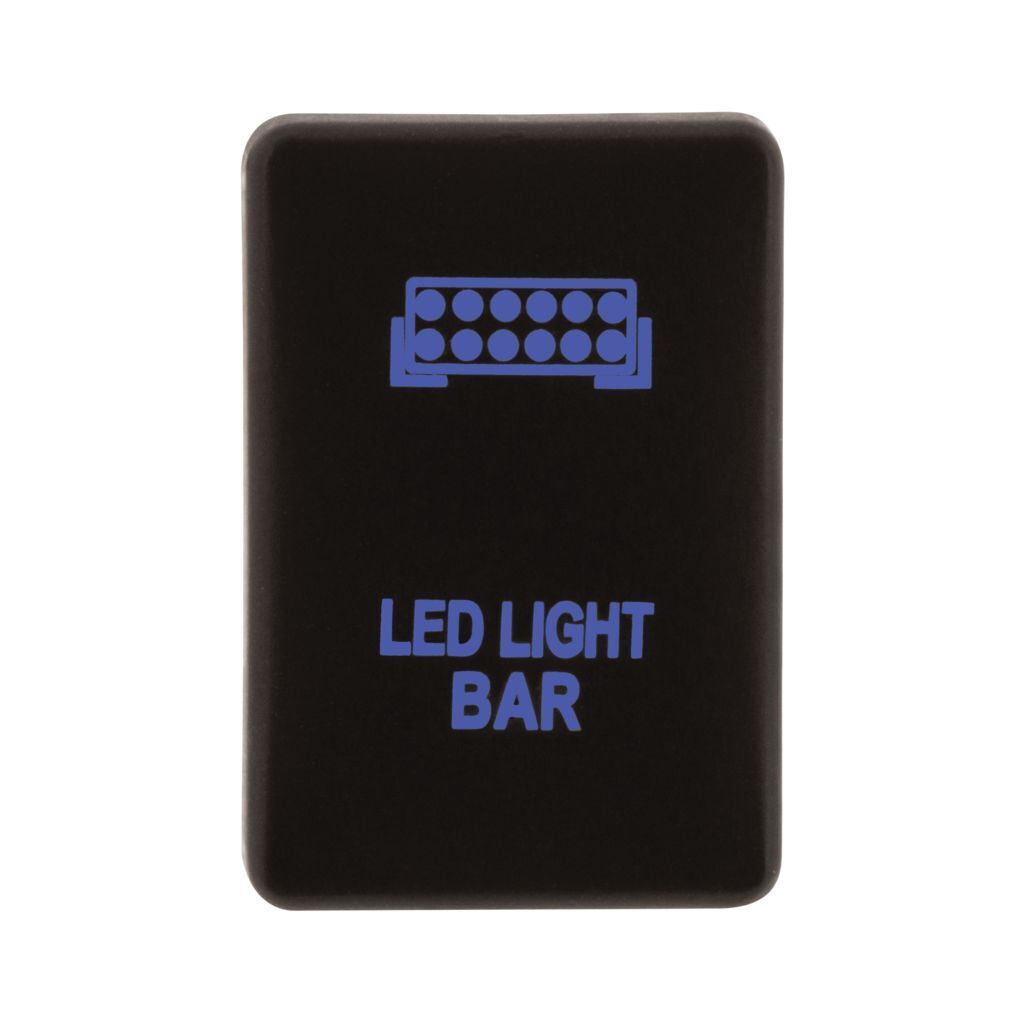 HULK 4X4 SWITCH PUSH BUTTON ON / OFF OE RPL 12V LIGHTBAR BLUE ILLUM