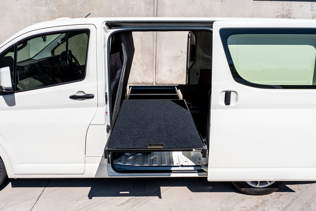 Van Drawer System | Bossco 4x4 Drawers - For Toyota Hiace 2019 ...