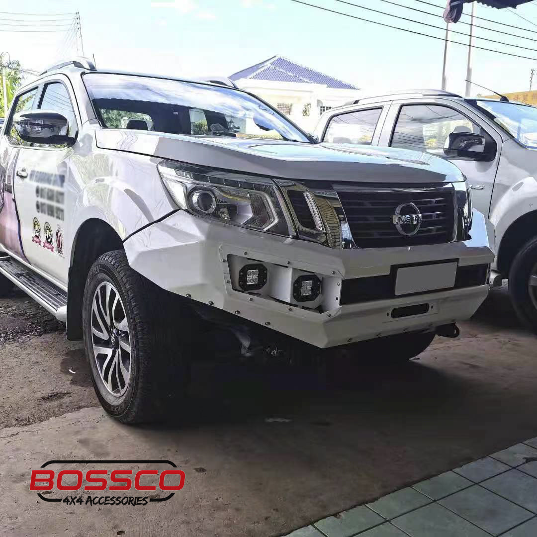 Monster No Loop Bull Bar Full Bumper Replacement Bullbar Suitable For Nissan Navara NP300 D23 2015-2020