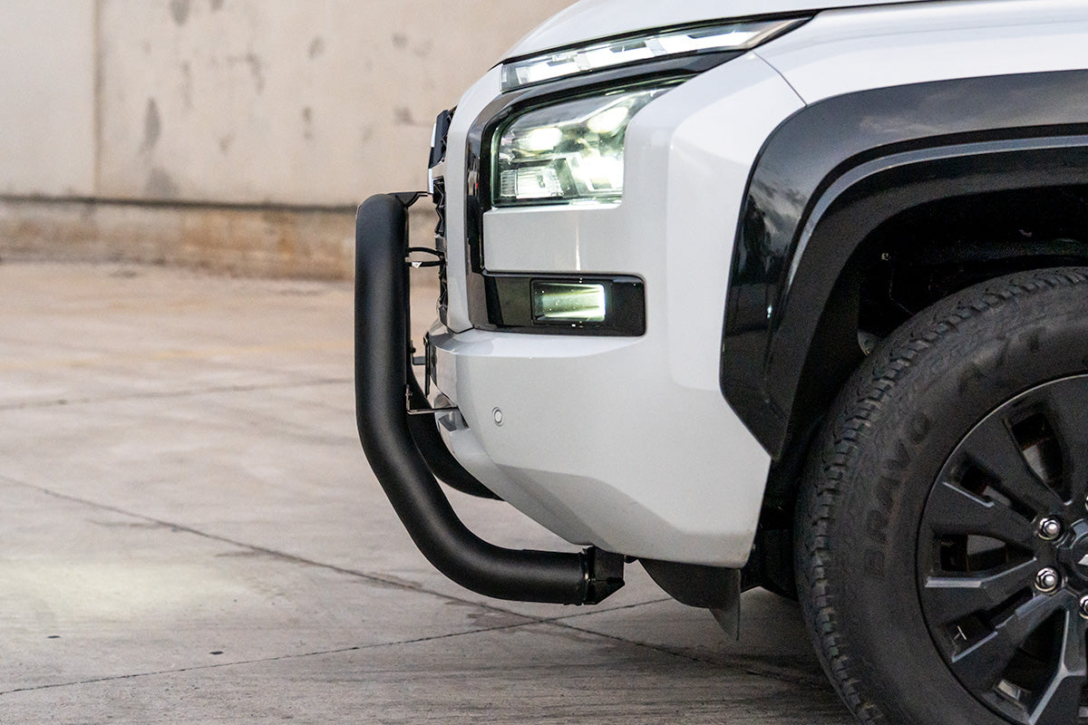 Sensor Compatible Black Nudge Bar Suitable For Mitsubishi Triton MV 2023 – 2025