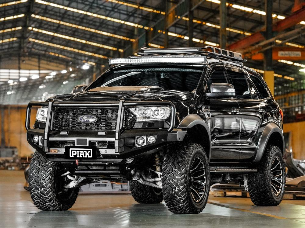 Elite Loop Bar (Black Recovery Points & Bash Plate) for Ford Ranger (6/2015 to 5/2021)