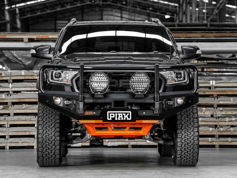 Elite Loop Bar (Black Recovery Points & Orange Bash Plate) for Ford Ranger (6/2015 to 5/2021)