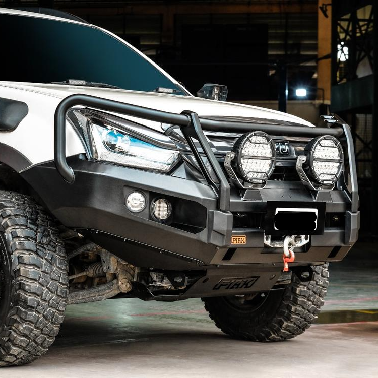 Elite Loop Bull Bar (Black Recovery Points Only) for Isuzu D-Max 2017 to 2020