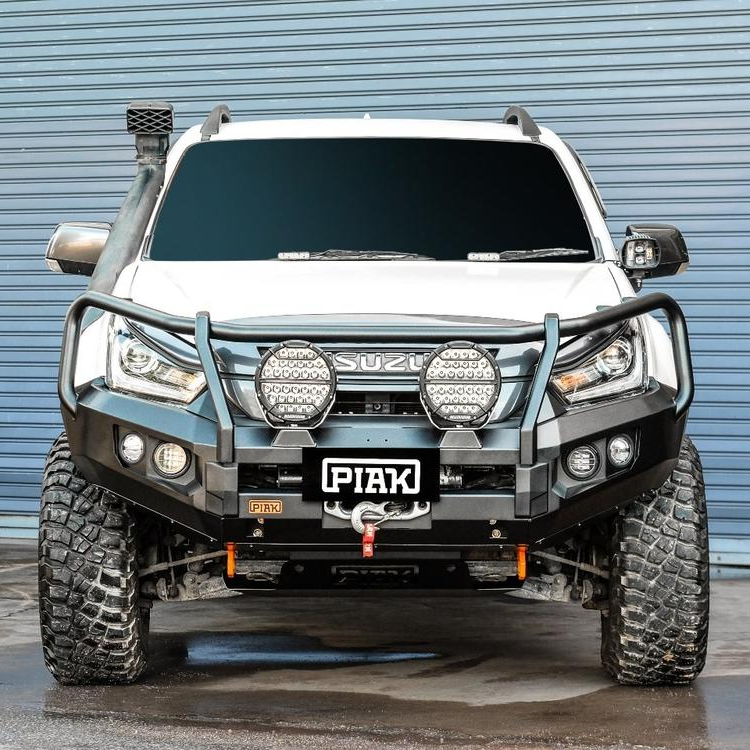 Elite Loop Bull Bar (Orange Recovery Points Only) for Isuzu D-Max 2017 to 2020
