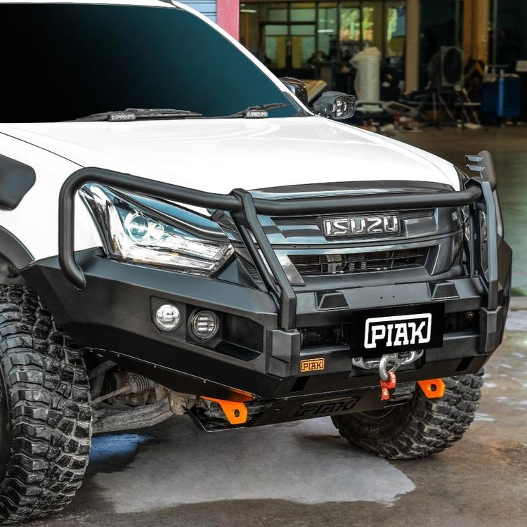 Elite Loop Bull Bar (Orange Recovery Points Only) for Isuzu D-Max 2017 to 2020