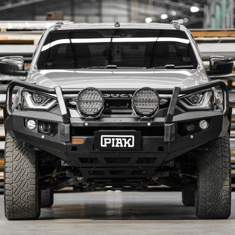 Elite Loop Bar (Black Recovery Points & Bash Plate) for Isuzu D-Max (7/2020 to 10/2023)