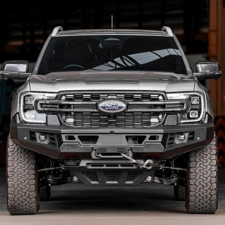Genesis No Loop Bullbar (Black Recovery Points & Bash Plate) for Ford Ranger / Everest 2022+
