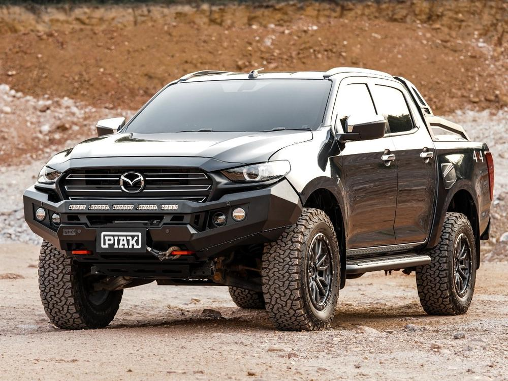 Genesis No Loop Bar (Orange Recovery Points & Black Plate) for Mazda BT-50 (7/2020+)