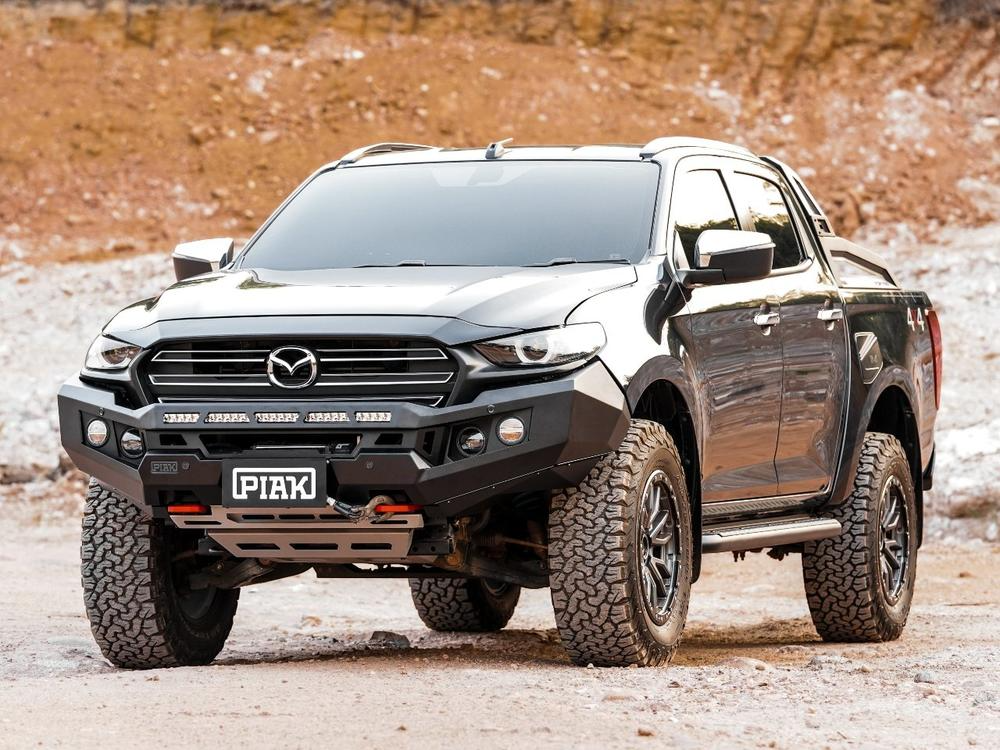 Genesis No Loop Bar (Orange Recovery Points & Grey Plate) for Mazda BT-50 (7/2020+)