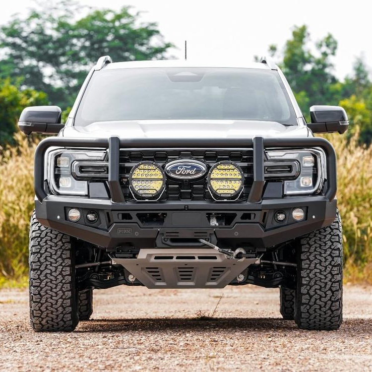 Genesis Loop Bullbar (Black Recovery Points & Grey Bash Plate) for Ford Ranger / Everest 2022+