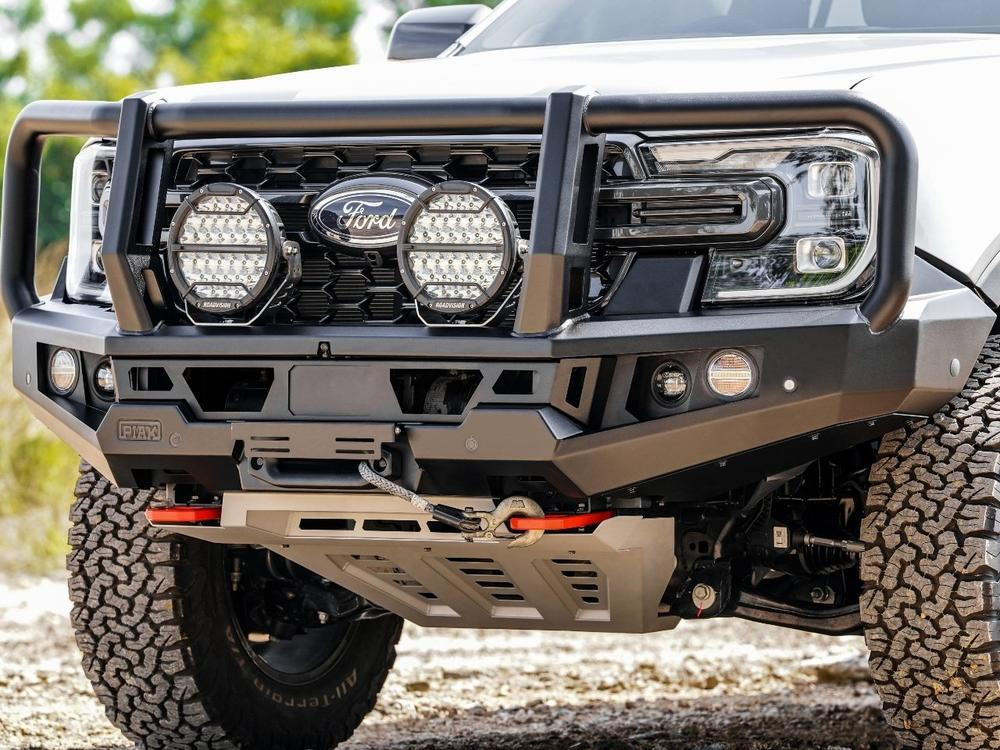 Genesis Loop Bullbar (Orange Recovery Points & Grey Bash Plate) for Ford Ranger / Everest 2022+