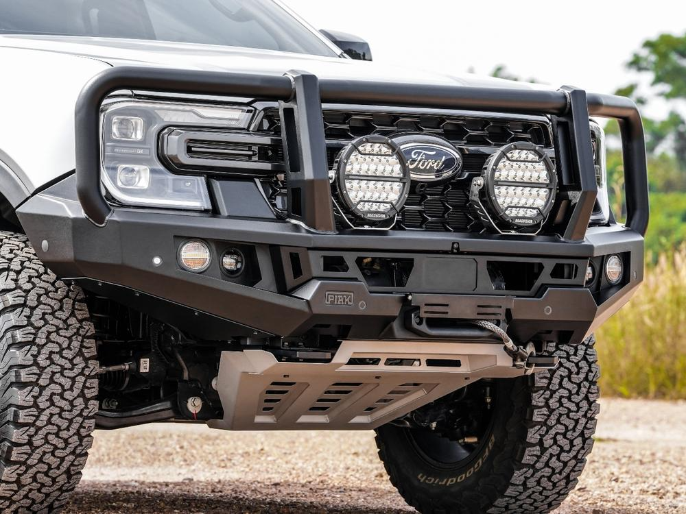 Genesis Loop Bar (Black Recovery Point & Grey Radiator Plate) for Ford Ranger (5/2022+) & Everest (6/2022+)