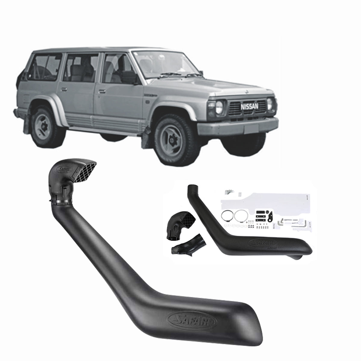 Safari Snorkel to suit Nissan Patrol (01/1988 - 12/1997)