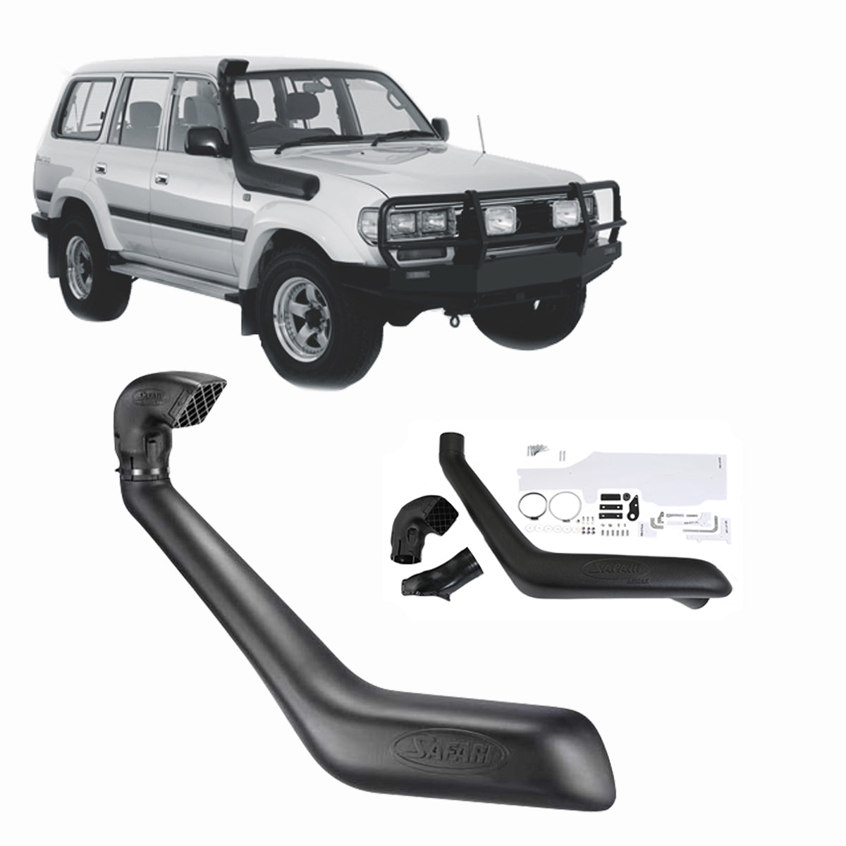 Safari Snorkels Snorkel to suit Toyota Landcruiser (01/1987 - 01/1998)