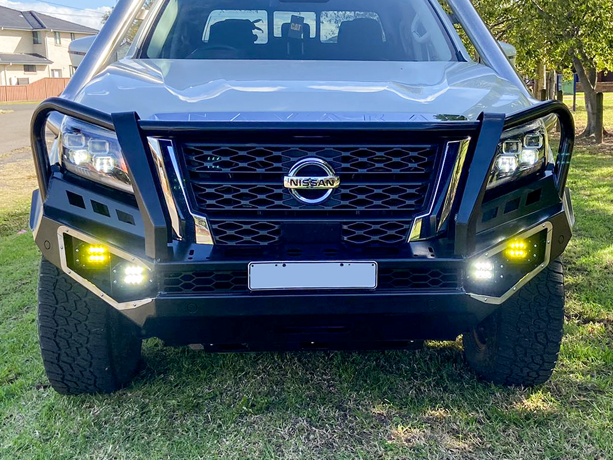 Triple Loop Full Bumper Replacement Bull bar Suitable For Nissan Navara NP300 D23 2021-2024