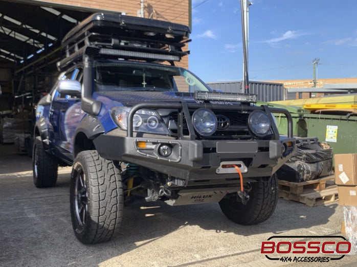 Triple Loop Full Bumper Replacement Bull bar Suitable For Toyota Hilux N70 2005-2011