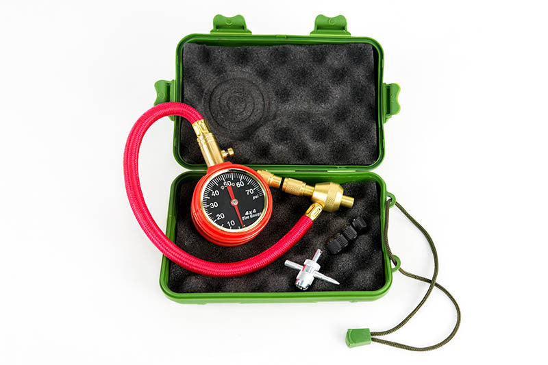 BA Tyre Deflator w/ Army Style Carry Case and FREE Valve Tool