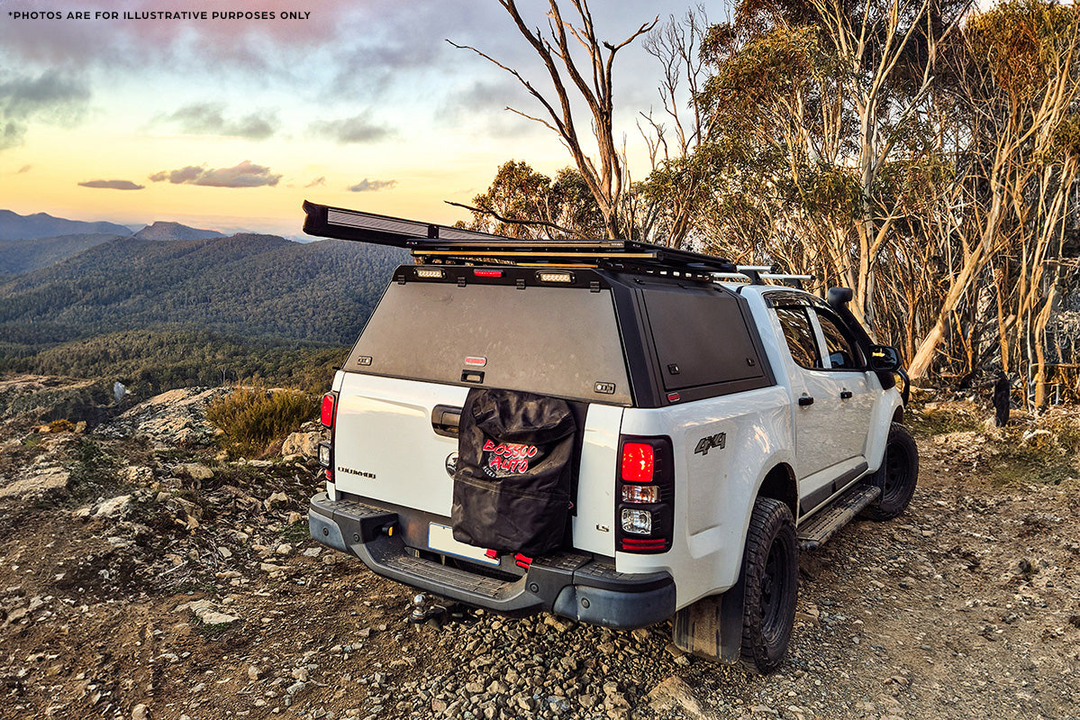 BCX-R Black Aluminium Tub Canopy for Holden Colorado RG Series 2012-2020
