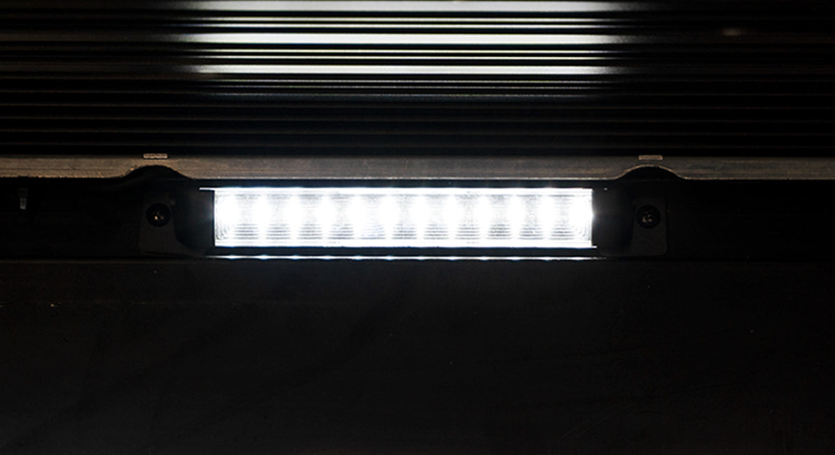 LED tub light on the Bossco electric roller box