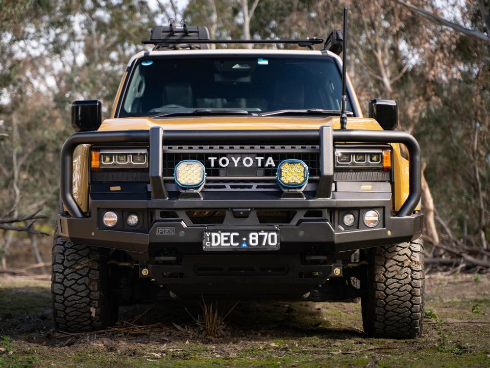 Genesis Loop Bull Bar (Black Recovery Points & Black Bash Plate) to suit Toyota Prado 250 (8/2024 on)